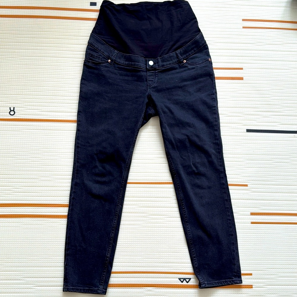 Black Denim maternity